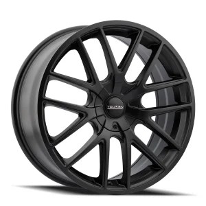 Touren – TR60 – Black – 17″x7.5″ 42mm – All weather Wheels – 3260-7704FMB64-BALL
